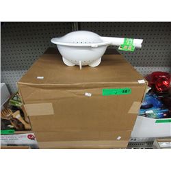 2 Cases of new lidded strainers