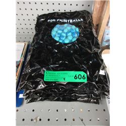 4 Bags of paint balls
