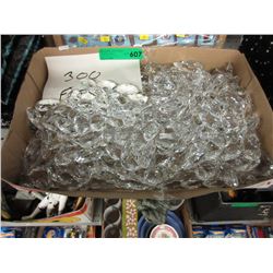 300 New plastic chandelier drops