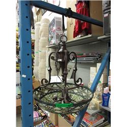 Stained glass chandelier - used