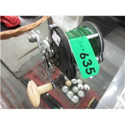 Used fishing reel