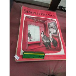 22 German "Simplicissimus" magazines