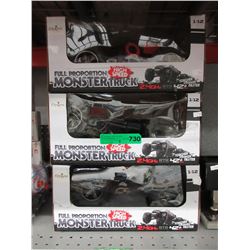 3 R/C trucks - store returns
