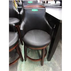 New - 24" Swivel bar stool - black