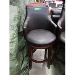 New - 27" Swivel bar stool - black