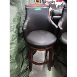 New - 27" Swivel bar stool - black