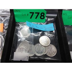 8 x 1/10 oz. Silver rounds