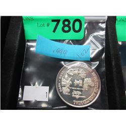 1 Oz. Fine Silver collector round - .999 Silver