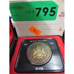 1971 Canadian Silver Dollar coin