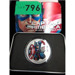 Captain America collector round