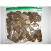 Image 1 : 1 POUND OF WHEAT PENNIES APPROX. 150 *UNSEARCHED MIXED DATES & GRADES* WHEAT PENNIES CAME OUT OF SAF