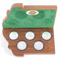 Montana Centennial .999 Silver Coin Collection (5)