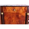 Image 7 : Empire Style Belgian Burl Marble Buffet 1890-1930