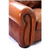 Image 7 : Leather Oversized Arm Chair & Ottoman