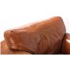 Image 9 : Leather Oversized Arm Chair & Ottoman