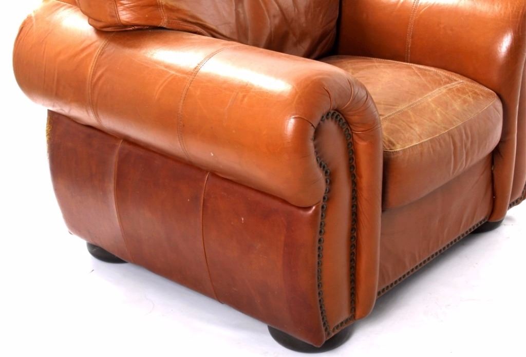 Leather Oversized Arm Chair