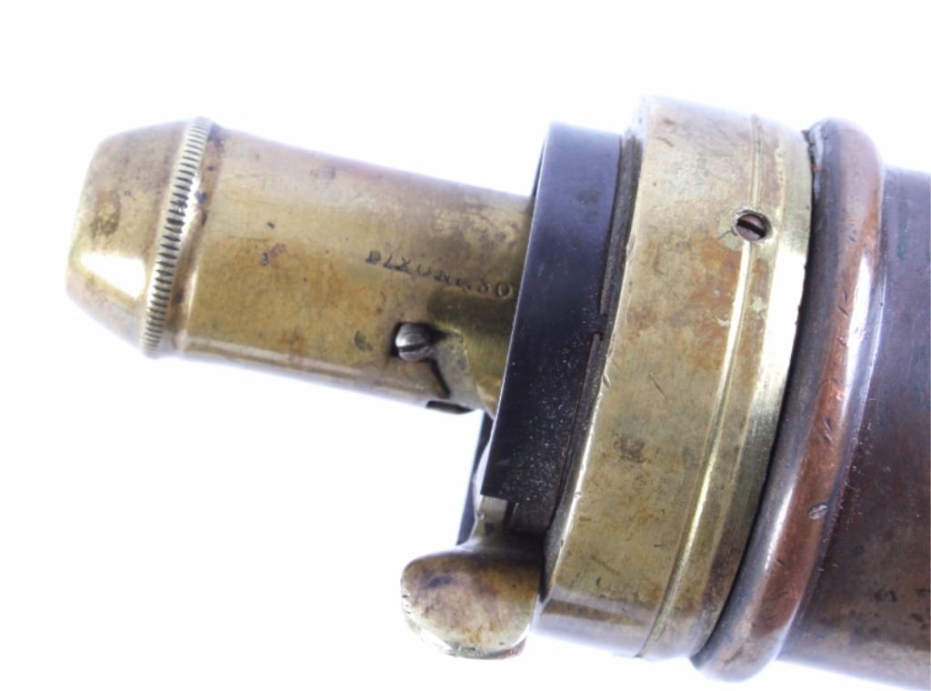 Dixon & Sons Hunting Dogs Copper Powder Flasks