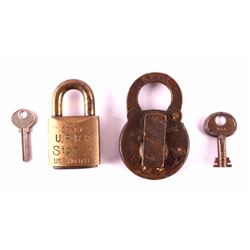 Union Pacific & Southern Pacific Railroad Locks