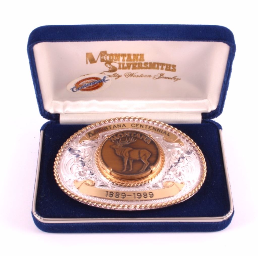Montana Silversmiths MT Centennial Belt Buckle