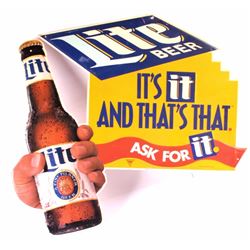 Miller Lite Beer Advertising Sign