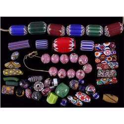 Venetian Millefiori Native American Trade Beads