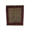 AN AFSHAR RUG, south Persian, c.1920, a floral lattice in red, blue and light blue on an ivory fi...