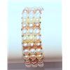 Image 1 : NATURAL FRESHWATER PEARL BRACELET W/ COA