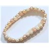 Image 2 : NATURAL FRESHWATER PEARL BRACELET W/ COA