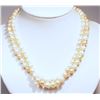 Image 1 : NATURAL FRESHWATER PEARL NECKLACE W/ COA