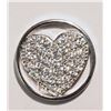 Image 2 : STERLING SILVER RHODIUM PLATED CUBIC ZIRCONIA