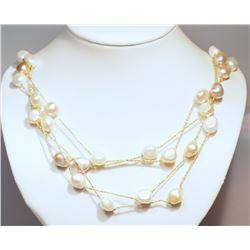 NATURAL FRESHWATER PEARL NECKLACE
