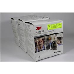 BUNDLE OF 3 NEW 3M HEARING PROTECTION EAR MUFFS