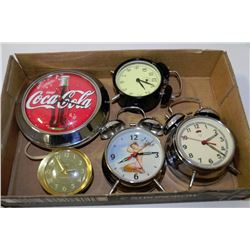 VINTAGE COCA-COLA CLOCKS, BABY BEN, & MORE