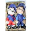 Image 1 : TWO CERAMIC "SMILES PETS" BOYS WITH BALL & GLOVE