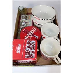 ASSORTED COCA-COLA COLLECTIBLES INCLUDING