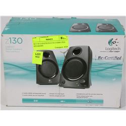 PAIR OF LOGITECH Z130 COMPUTER SPEAKERS