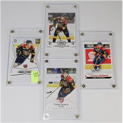 CONNOR MACDAVID PRE ROOKIE CARD X4