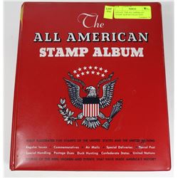 ESTATE "THE ALL AMERICAN" STAMP ALBUM COLLECTION