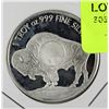 Image 1 : 1 TROY OUNCE FINE SILVER BUFFALO/INDIAN HEAD COIN