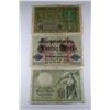 Image 1 : 3 ASSORTED GERMAN BANKNOTES -