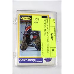 LOT OF 16 VINTAGE OILERS CARD SET INCL. MOOG,