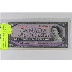 1954 $10 NOTES CANADIAN