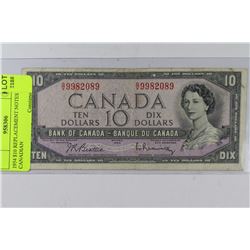1954 $10 NOTES CANADIAN
