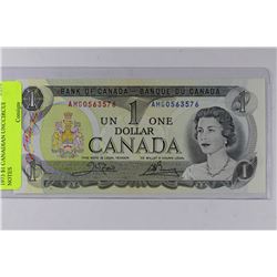 1973 $1 CANADIAN UNCIRCULATED NOTES
