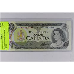 1973 $1 CANADIAN UNCIRCULATED NOTES