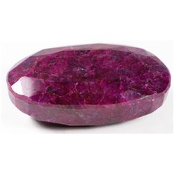 295CT NATURAL RUBY,OVAL CUT