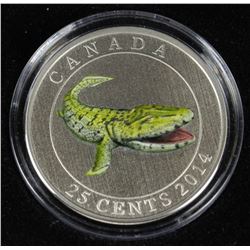 2014 25-CENT COLOURED COIN TIKTAALIK