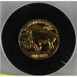 BUFFALO NICKEL 1913-1938 GOLD PLATED
