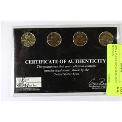 2009-24K GOLD PLATED LINCOLN PENNIES