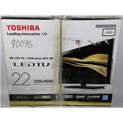 TOSHIBA 22" HD LCD TV